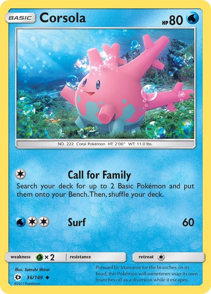 Image for Corsola (SM Base Set) (36/149) - Pokemon