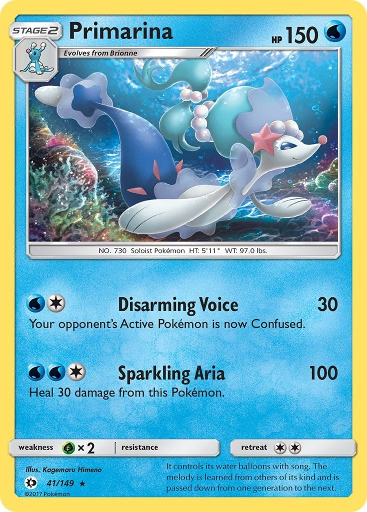 Image for Primarina (SM Base Set) (41/149) - Pokemon