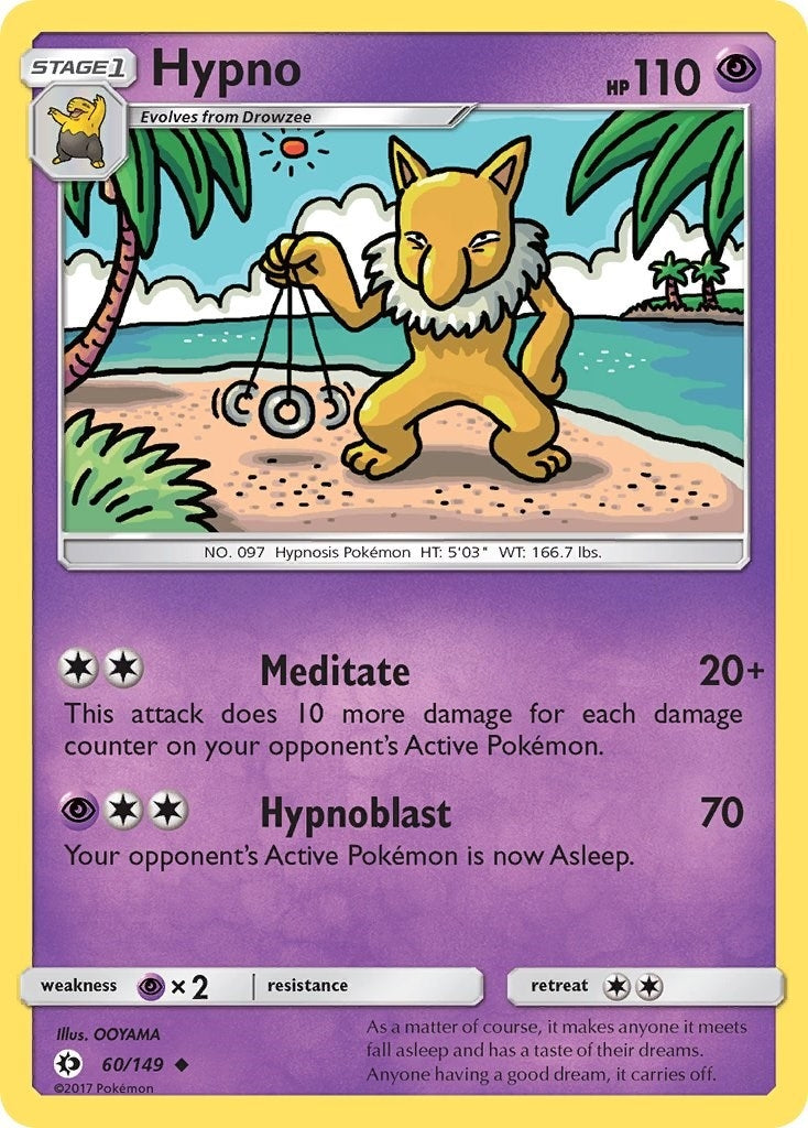 Image for Hypno (SM Base Set) (60/149) - Pokemon