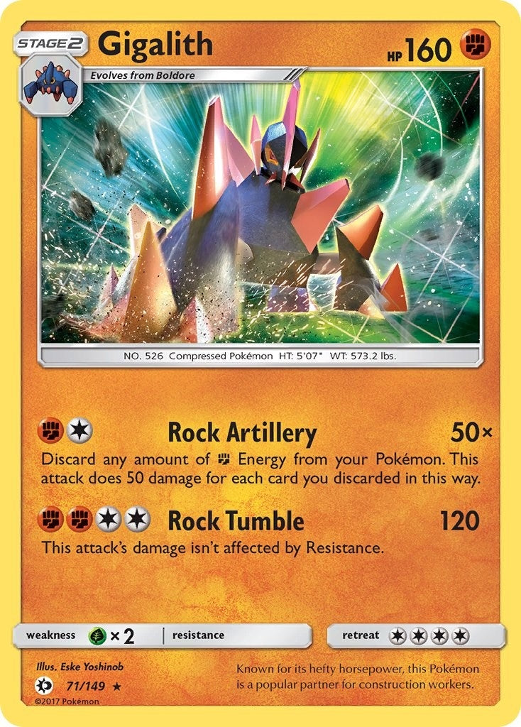 Image for Gigalith (SM Base Set) (71/149) - Pokemon