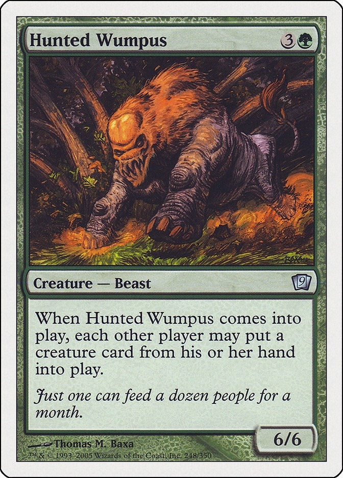 Image for Hunted Wumpus (9th Edition) (248) - Magic: The Gathering