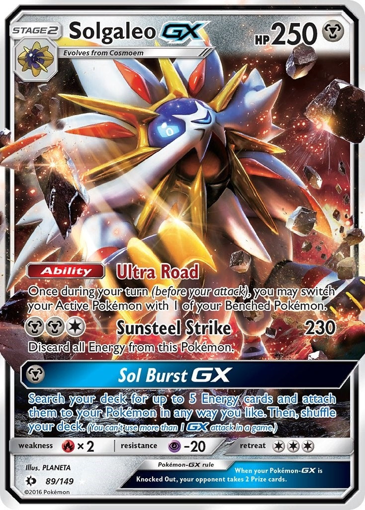 Image for Solgaleo GX (SM Base Set) (89/149) - Pokemon