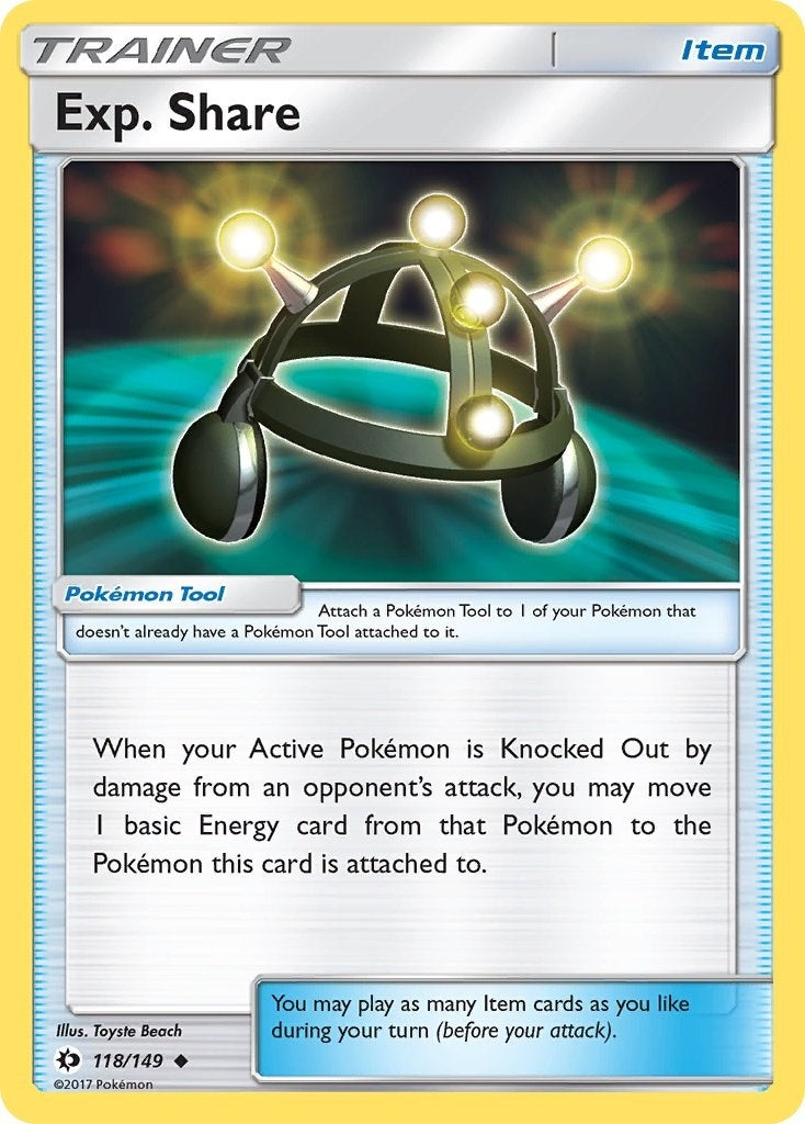 Image for Exp. Share (SM Base Set) (118/149) - Pokemon