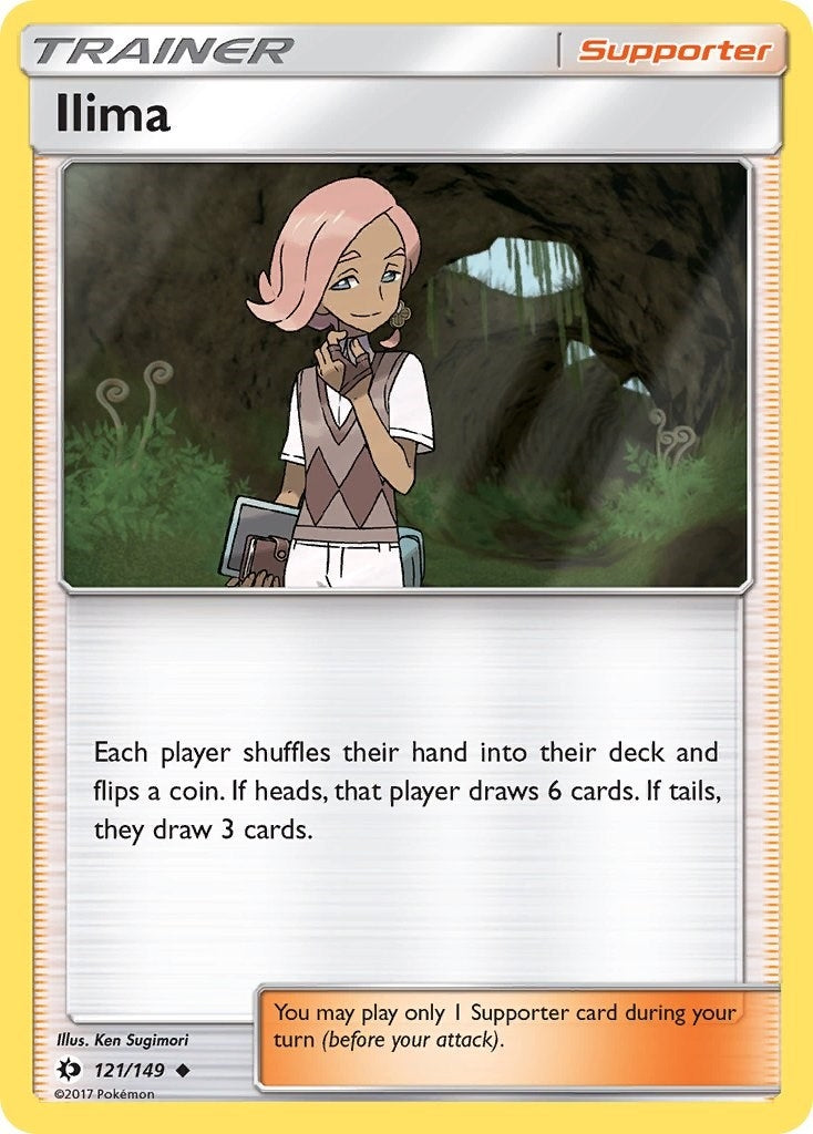 Image for Ilima (SM Base Set) (121/149) - Pokemon