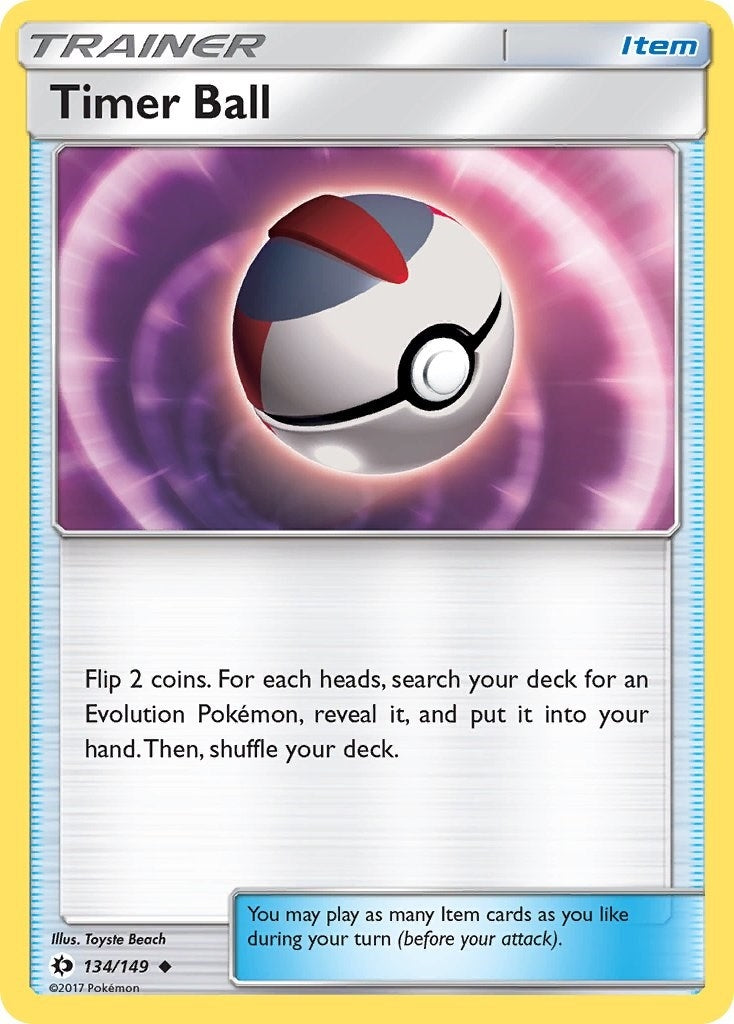 Image for Timer Ball (SM Base Set) (134/149) - Pokemon