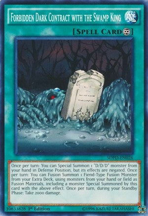 Image for Forbidden Dark Contract with the Swamp King (Structure Deck: Pendulum Domination) (SDPD-EN026) - YuGiOh