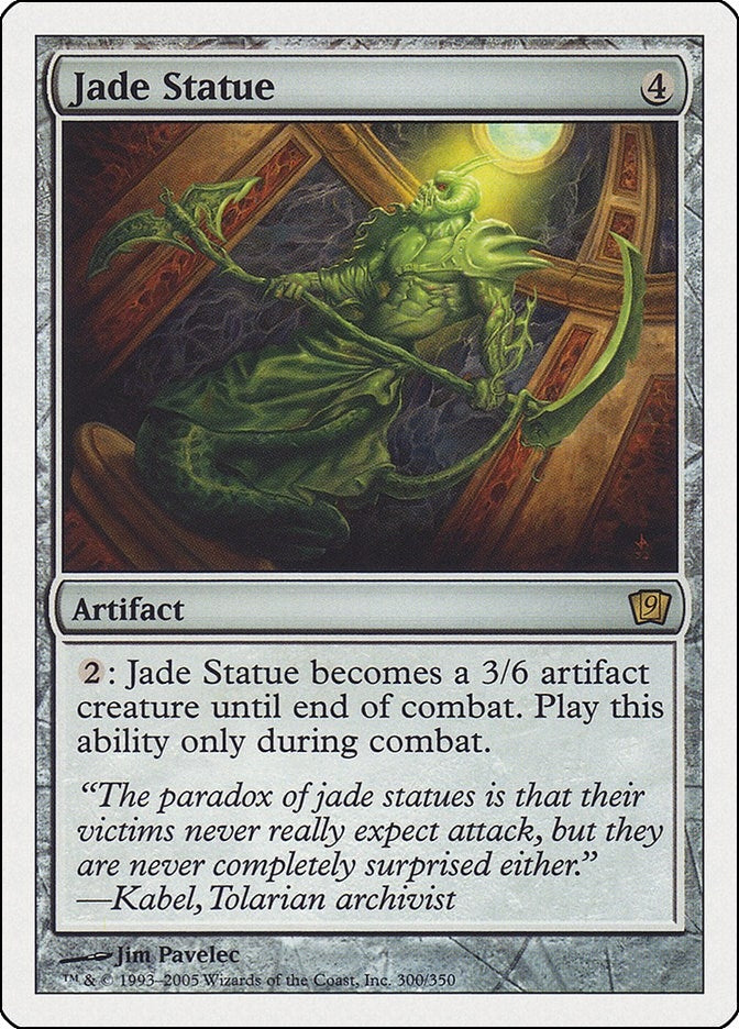 Image for Jade Statue (9th Edition) (300) - Magic: The Gathering
