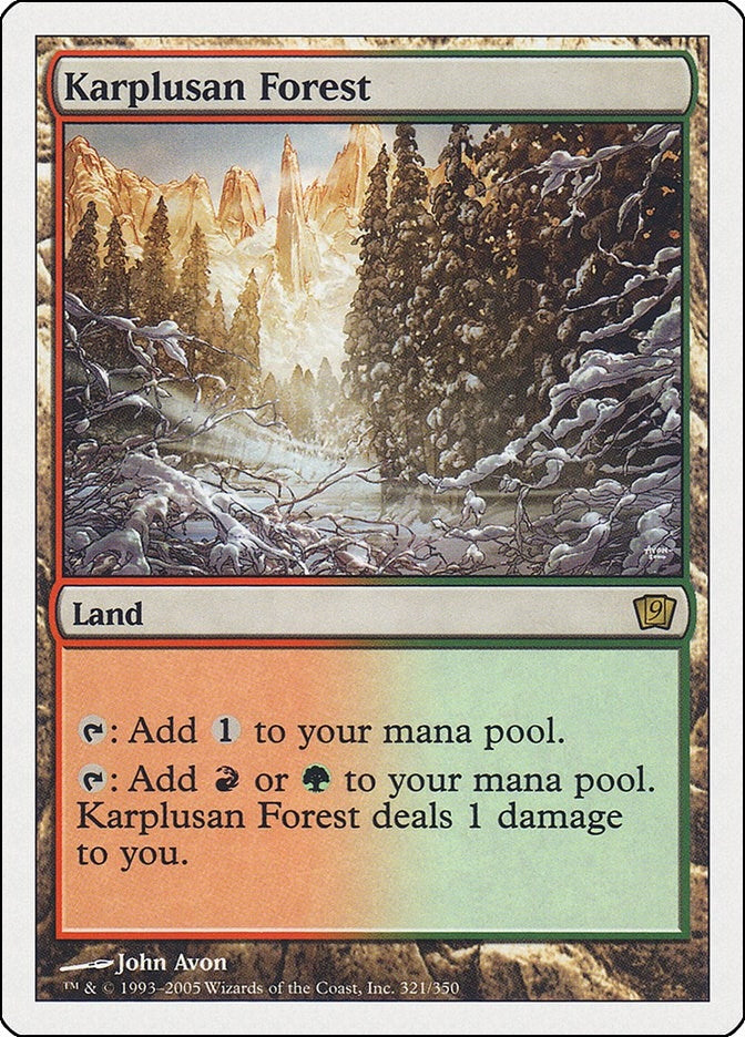 Image for Karplusan Forest (9th Edition) (321) - Magic: The Gathering