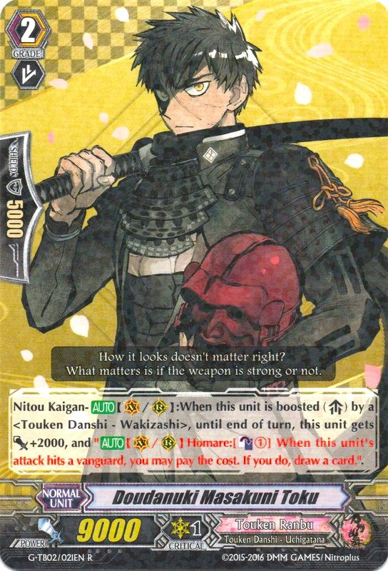 Image for Doudanuki Masakuni Toku (G-TB02: Touken Ranbu (ONLINE)) (G-TB02/021EN) - Cardfight Vanguard