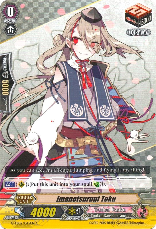 Image for Imanotsurugi Toku (G-TB02: Touken Ranbu (ONLINE)) (G-TB02/045EN) - Cardfight Vanguard