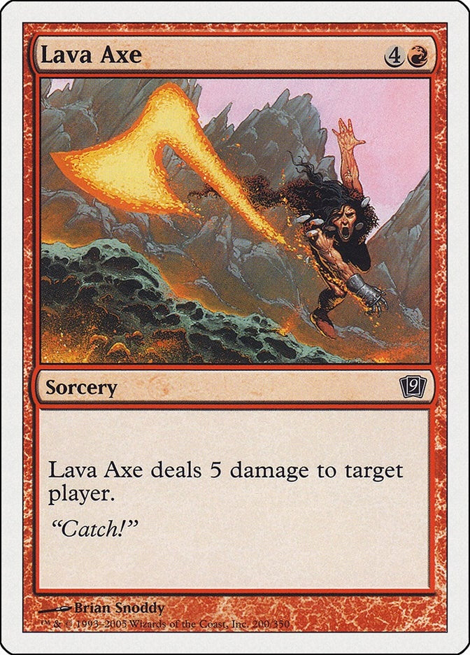 Image for Lava Axe (9th Edition) (200) - Magic: The Gathering