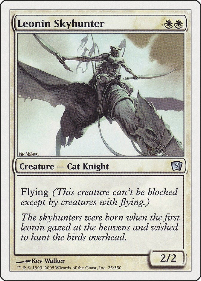 Image for Leonin Skyhunter (9th Edition) (25) - Magic: The Gathering