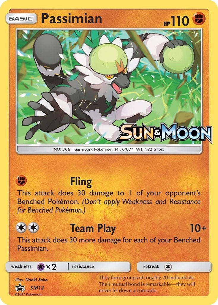 Image for Passimian - SM12 (Prerelease) (SM Promos) (SM12) - Pokemon