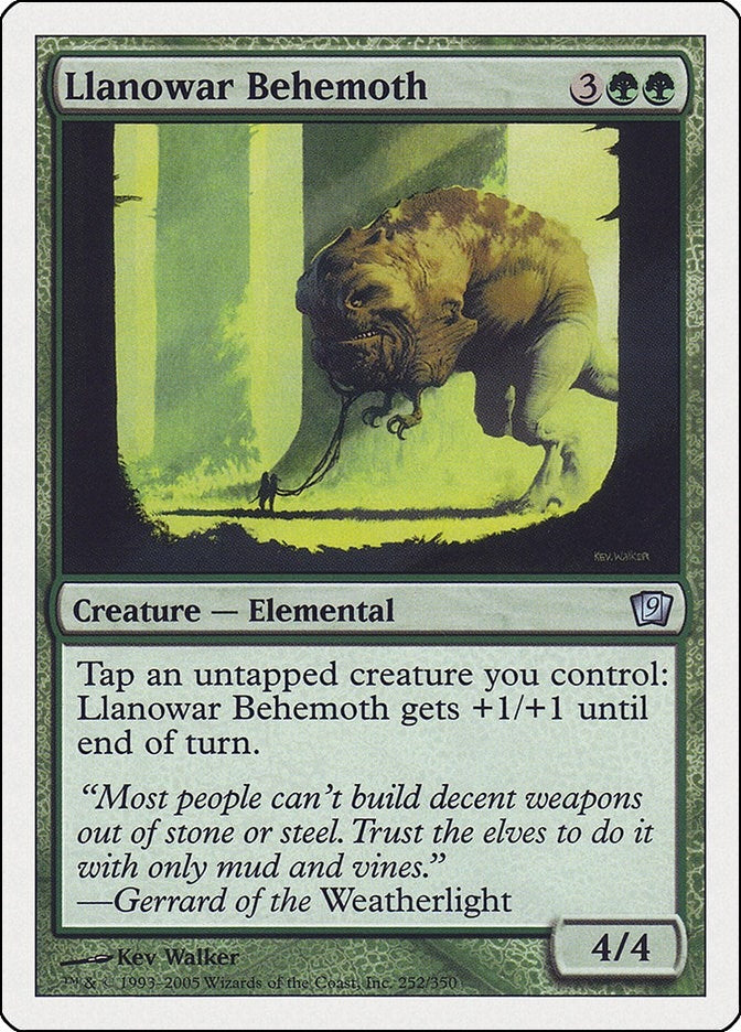 Image for Llanowar Behemoth (9th Edition) (252) - Magic: The Gathering