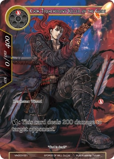 Image for Cain, Treacherous Killer of the Gods (Vingolf 3 - Ruler All Stars) (VIN003-021) - Force of Will