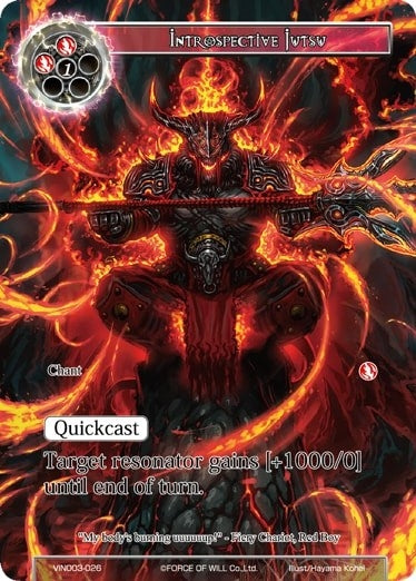 Image for Introspective Jutsu (Vingolf 3 - Ruler All Stars) (VIN003-026) - Force of Will