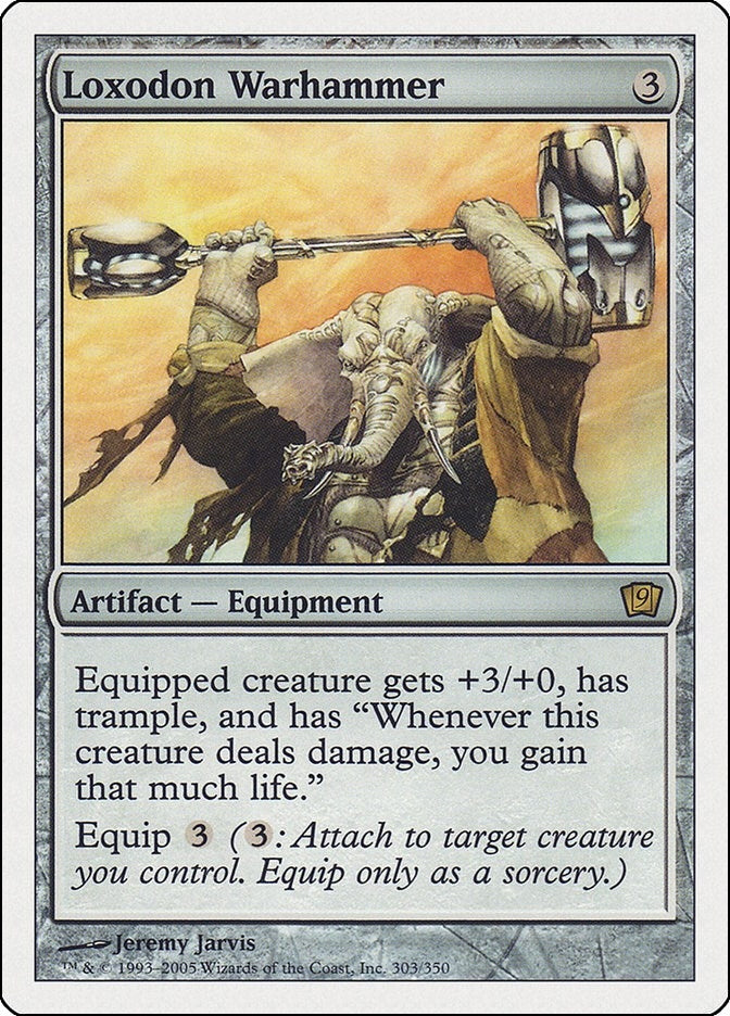 Image for Loxodon Warhammer (9th Edition) (303) - Magic: The Gathering