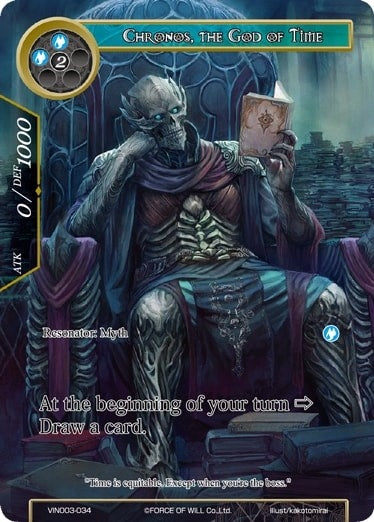 Image for Chronos, the God of Time (Vingolf 3 - Ruler All Stars) (VIN003-034) - Force of Will