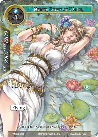 Image for Nymph, Envoy of Water (Vingolf 3 - Ruler All Stars) (VIN003-038) - Force of Will