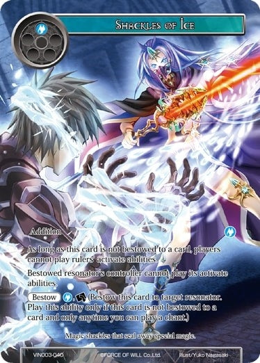Image for Shackles of Ice (Vingolf 3 - Ruler All Stars) (VIN003-040) - Force of Will