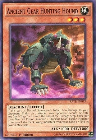 Image for Ancient Gear Hunting Hound (Raging Tempest) (RATE-EN013) - YuGiOh