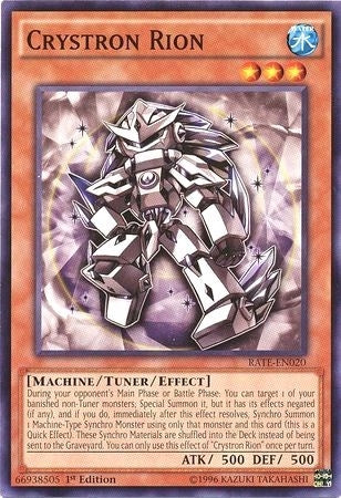 Image for Crystron Rion (Raging Tempest) (RATE-EN020) - YuGiOh