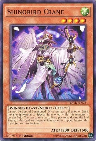 Image for Shinobird Crane (Raging Tempest) (RATE-EN023) - YuGiOh