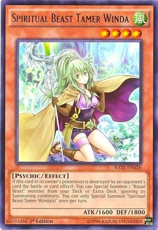 Image for Spiritual Beast Tamer Winda (Raging Tempest) (RATE-EN026) - YuGiOh