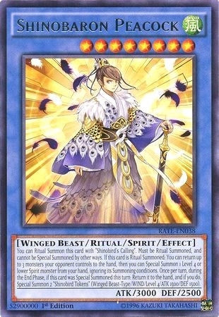 Image for Shinobaron Peacock (Raging Tempest) (RATE-EN038) - YuGiOh