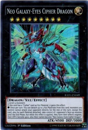 Image for Neo Galaxy-Eyes Cipher Dragon (Raging Tempest) (RATE-EN049) - YuGiOh