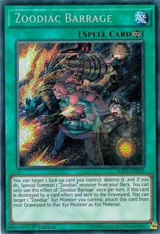 Image for Zoodiac Barrage (Raging Tempest) (RATE-EN059) - YuGiOh