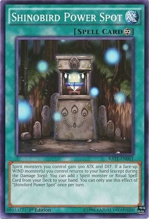 Image for Shinobird Power Spot (Raging Tempest) (RATE-EN061) - YuGiOh