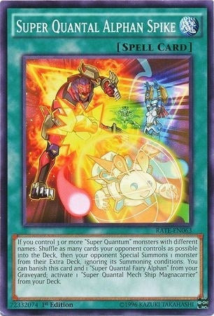 Image for Super Quantal Alphan Spike (Raging Tempest) (RATE-EN063) - YuGiOh
