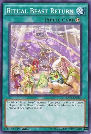 Image for Ritual Beast Return (Raging Tempest) (RATE-EN064) - YuGiOh