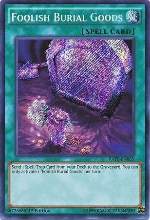 Image for Foolish Burial Goods (Raging Tempest) (RATE-EN065) - YuGiOh