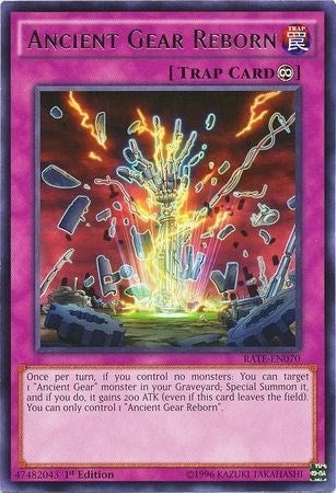 Image for Ancient Gear Reborn (Raging Tempest) (RATE-EN070) - YuGiOh