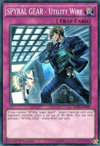 Image for SPYRAL GEAR - Utility Wire (Raging Tempest) (RATE-EN088) - YuGiOh