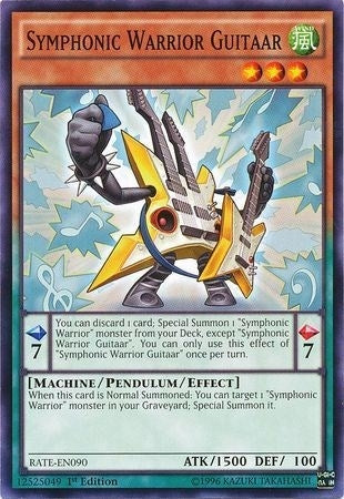 Image for Symphonic Warrior Guitaar (Raging Tempest) (RATE-EN090) - YuGiOh
