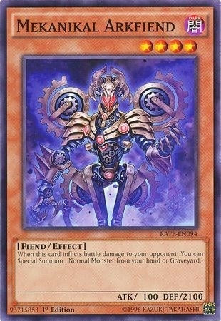 Image for Mekanikal Arkfiend (Raging Tempest) (RATE-EN094) - YuGiOh
