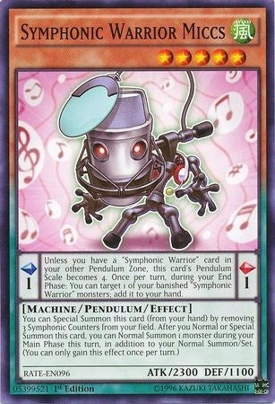 Image for Symphonic Warrior Miccs (Raging Tempest) (RATE-EN096) - YuGiOh