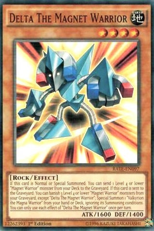 Image for Delta The Magnet Warrior (Raging Tempest) (RATE-EN097) - YuGiOh