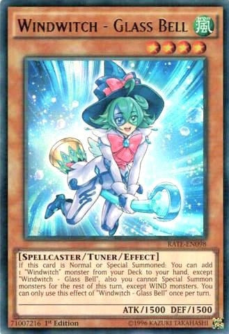 Image for Windwitch - Glass Bell (Raging Tempest) (RATE-EN098) - YuGiOh