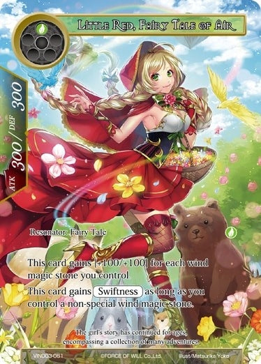 Image for Little Red, Fairy Tale of Air (Vingolf 3 - Ruler All Stars) (VIN003-051) - Force of Will