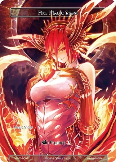 Image for Fire Magic Stone (Vingolf 3 - Ruler All Stars) (VIN003-097) - Force of Will