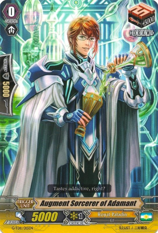 Image for Augment Sorcerer of Adamant (G-TD11: Divine Knight of Heavenly Decree) (G-TD11/015EN) - Cardfight Vanguard