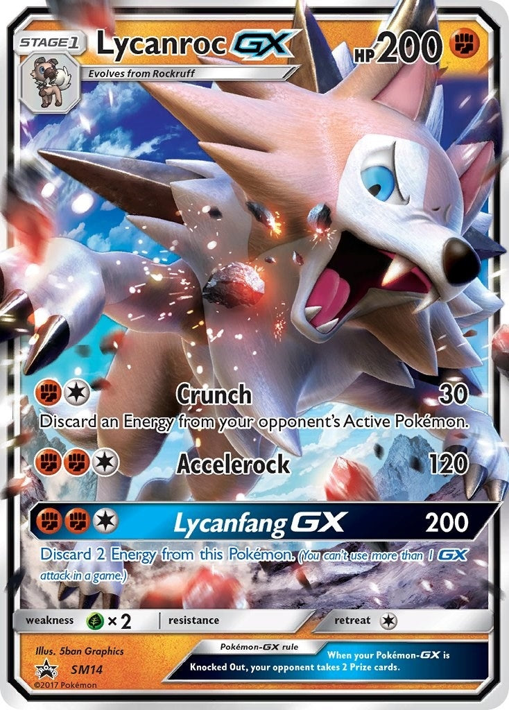 Image for Lycanroc GX - SM14 (SM Promos) (SM14) - Pokemon
