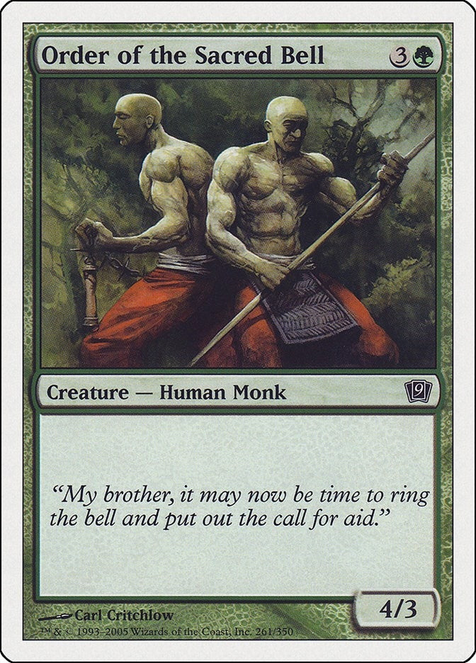 Image for Order of the Sacred Bell (9th Edition) (261) - Magic: The Gathering