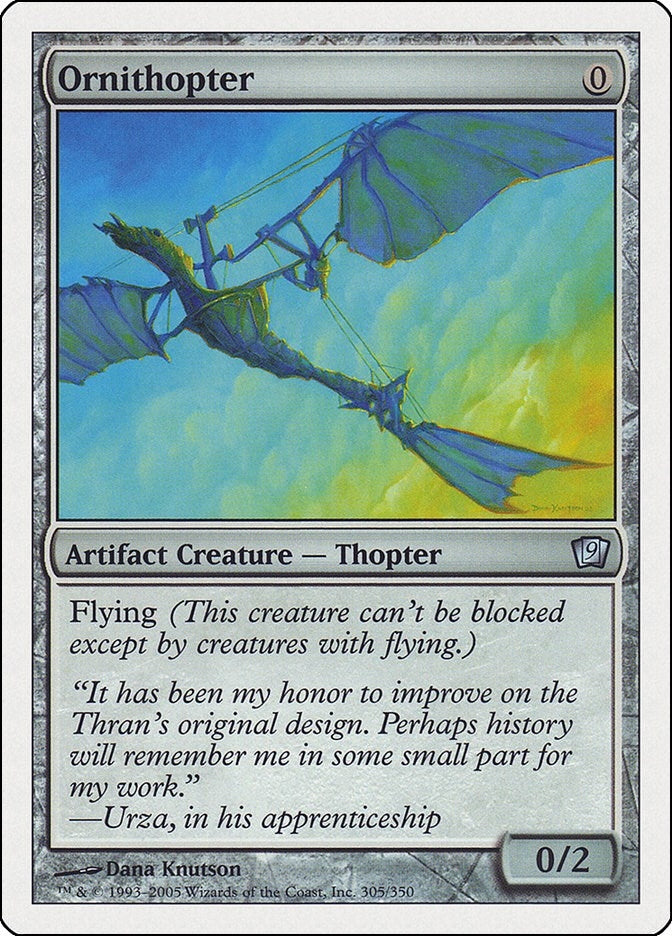 Image for Ornithopter (9th Edition) (305) - Magic: The Gathering