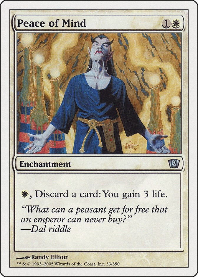 Image for Peace of Mind (9th Edition) (33) - Magic: The Gathering