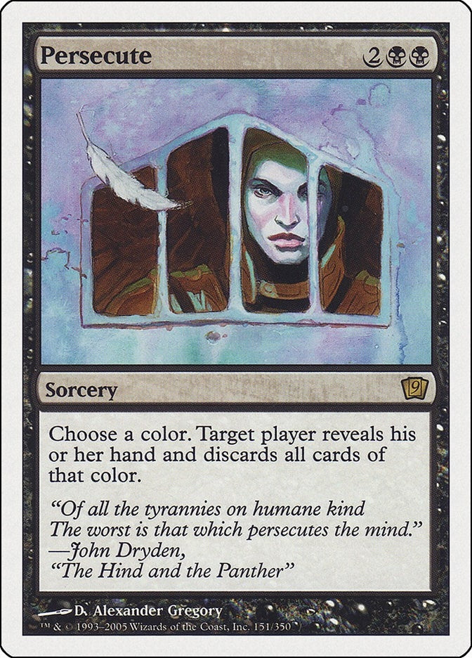 Image for Persecute (9th Edition) (151) - Magic: The Gathering